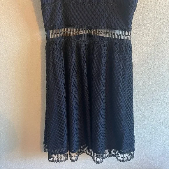 Revolve Likely Glencoe Fence Lace Sleeveless Dress Navy Black Mini Womens Size 6 - Picture 4 of 12